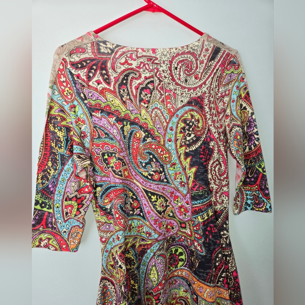 Y2K Fairy Queen Floral Tunic Handkerchief Dress Made in LA - Picture 4 of 12